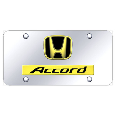 Au-TOMOTIVE GOLD | License Plate Covers and Frames | Honda Accord | AUGD5992