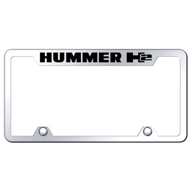 Au-TOMOTIVE GOLD | License Plate Covers and Frames | Hummer H2 | AUGD6011