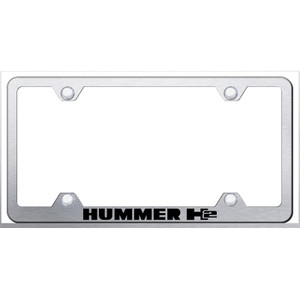 Au-TOMOTIVE GOLD | License Plate Covers and Frames | Hummer H2 | AUGD6012