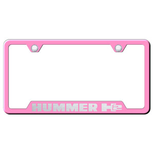 Au-TOMOTIVE GOLD | License Plate Covers and Frames | Hummer H2 | AUGD6013