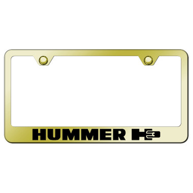 Au-TOMOTIVE GOLD | License Plate Covers and Frames | Hummer H3 | AUGD6025