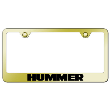 Au-TOMOTIVE GOLD | License Plate Covers and Frames | Hummer | AUGD6026