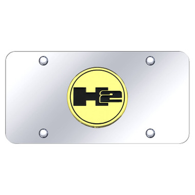 Au-TOMOTIVE GOLD | License Plate Covers and Frames | Hummer H2 | AUGD6028