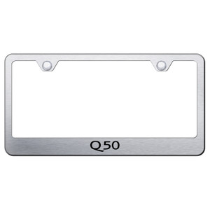 Au-TOMOTIVE GOLD | License Plate Covers and Frames | Infiniti Q | AUGD6230