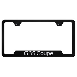 Au-TOMOTIVE GOLD | License Plate Covers and Frames | Infiniti G | AUGD6236