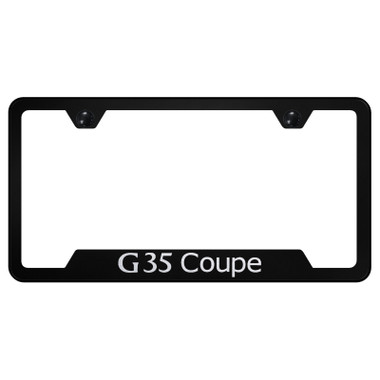 Au-TOMOTIVE GOLD | License Plate Covers and Frames | Infiniti G | AUGD6236