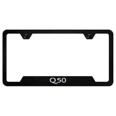Au-TOMOTIVE GOLD | License Plate Covers and Frames | Infiniti Q | AUGD6239