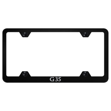 Au-TOMOTIVE GOLD | License Plate Covers and Frames | Infiniti G | AUGD6242