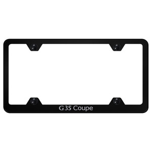 Au-TOMOTIVE GOLD | License Plate Covers and Frames | Infiniti G | AUGD6245