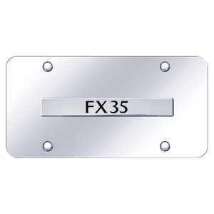 Au-TOMOTIVE GOLD | License Plate Covers and Frames | Infiniti FX | AUGD6251