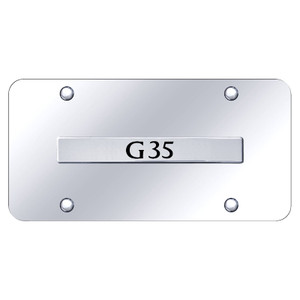 Au-TOMOTIVE GOLD | License Plate Covers and Frames | Infiniti G | AUGD6255