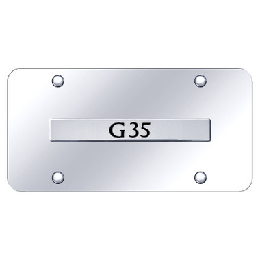 Au-TOMOTIVE GOLD | License Plate Covers and Frames | Infiniti G | AUGD6255