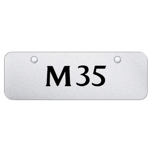 Au-TOMOTIVE GOLD | License Plate Covers and Frames | Infiniti M | AUGD6286