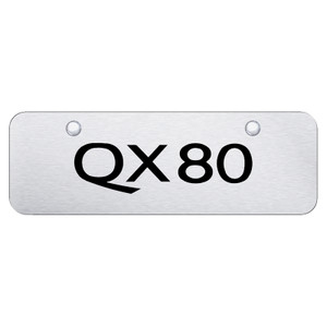Au-TOMOTIVE GOLD | License Plate Covers and Frames | Infiniti QX | AUGD6290