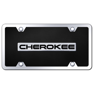 Au-TOMOTIVE GOLD | License Plate Covers and Frames | Jeep Cherokee | AUGD6539