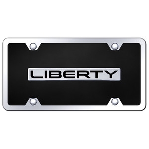 Au-TOMOTIVE GOLD | License Plate Covers and Frames | Jeep Liberty | AUGD6543