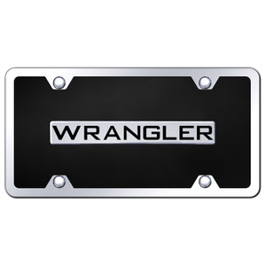 Au-TOMOTIVE GOLD | License Plate Covers and Frames | Jeep Wrangler | AUGD6544