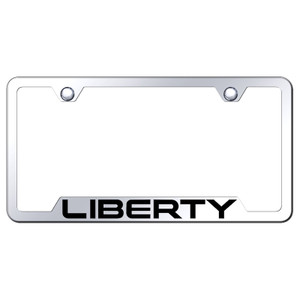 Au-TOMOTIVE GOLD | License Plate Covers and Frames | Jeep Liberty | AUGD6546