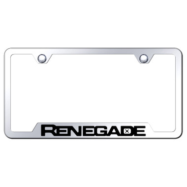 Au-TOMOTIVE GOLD | License Plate Covers and Frames | Jeep Renegade | AUGD6549