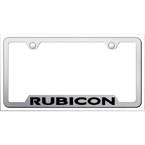 Au-TOMOTIVE GOLD | License Plate Covers and Frames | Jeep Rubicon | AUGD6568