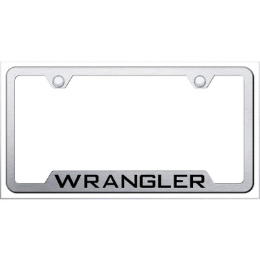 Au-TOMOTIVE GOLD | License Plate Covers and Frames | Jeep Wrangler | AUGD6569