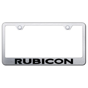 Au-TOMOTIVE GOLD | License Plate Covers and Frames | Jeep Rubicon | AUGD6570