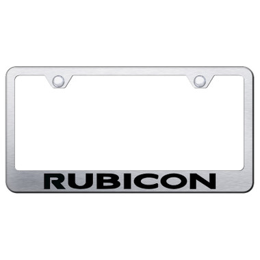 Au-TOMOTIVE GOLD | License Plate Covers and Frames | Jeep Rubicon | AUGD6570
