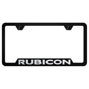 Au-TOMOTIVE GOLD | License Plate Covers and Frames | Jeep Rubicon | AUGD6577
