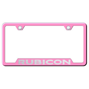 Au-TOMOTIVE GOLD | License Plate Covers and Frames | Jeep Rubicon | AUGD6578