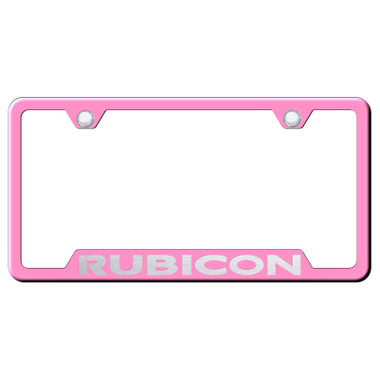Au-TOMOTIVE GOLD | License Plate Covers and Frames | Jeep Rubicon | AUGD6578