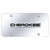 Au-TOMOTIVE GOLD | License Plate Covers and Frames | Jeep Cherokee | AUGD6583