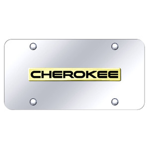 Au-TOMOTIVE GOLD | License Plate Covers and Frames | Jeep Cherokee | AUGD6594