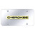 Au-TOMOTIVE GOLD | License Plate Covers and Frames | Jeep Cherokee | AUGD6594