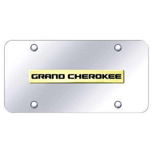 Au-TOMOTIVE GOLD | License Plate Covers and Frames | Jeep Grand Cherokee | AUGD6595