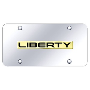 Au-TOMOTIVE GOLD | License Plate Covers and Frames | Jeep Liberty | AUGD6599
