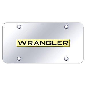 Au-TOMOTIVE GOLD | License Plate Covers and Frames | Jeep Wrangler | AUGD6600