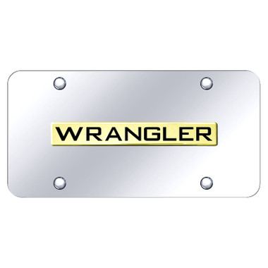 Au-TOMOTIVE GOLD | License Plate Covers and Frames | Jeep Wrangler | AUGD6600
