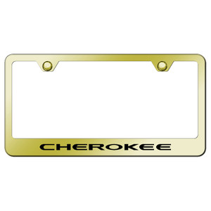 Au-TOMOTIVE GOLD | License Plate Covers and Frames | Jeep Cherokee | AUGD6601