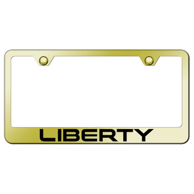 Au-TOMOTIVE GOLD | License Plate Covers and Frames | Jeep Liberty | AUGD6602