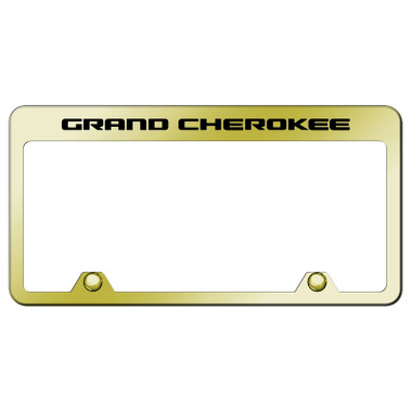 Au-TOMOTIVE GOLD | License Plate Covers and Frames | Jeep Grand Cherokee | AUGD6605