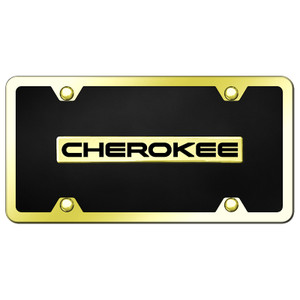 Au-TOMOTIVE GOLD | License Plate Covers and Frames | Jeep Cherokee | AUGD6608