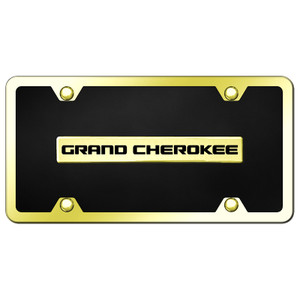Au-TOMOTIVE GOLD | License Plate Covers and Frames | Jeep Grand Cherokee | AUGD6610