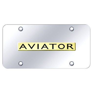 Au-TOMOTIVE GOLD | License Plate Covers and Frames | Lincoln Aviator | AUGD6798