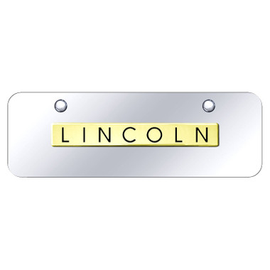 Au-TOMOTIVE GOLD | License Plate Covers and Frames | Lincoln | AUGD6801