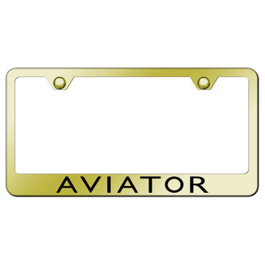 Au-TOMOTIVE GOLD | License Plate Covers and Frames | Lincoln Aviator | AUGD6815