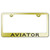 Au-TOMOTIVE GOLD | License Plate Covers and Frames | Lincoln Aviator | AUGD6815