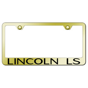 Au-TOMOTIVE GOLD | License Plate Covers and Frames | Lincoln LS | AUGD6816