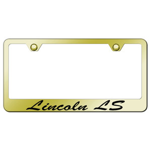 Au-TOMOTIVE GOLD | License Plate Covers and Frames | Lincoln LS | AUGD6821