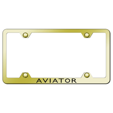 Au-TOMOTIVE GOLD | License Plate Covers and Frames | Lincoln Aviator | AUGD6823