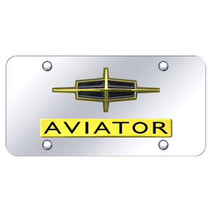 Au-TOMOTIVE GOLD | License Plate Covers and Frames | Lincoln Aviator | AUGD6847